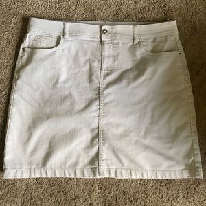 16 W Premiere Denim Skort by Christopher Banks